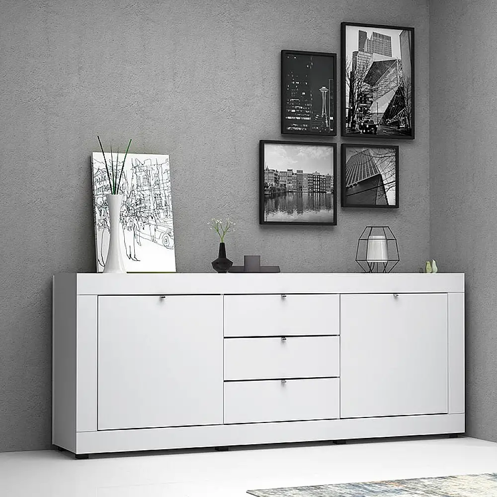 Μπουφές Ocean Megapap χρώμα λευκό 210x45x86εκ. | GP028-0038,1