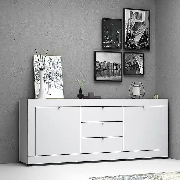 Μπουφές Ocean Megapap χρώμα λευκό 210x45x86εκ. | GP028-0038,1