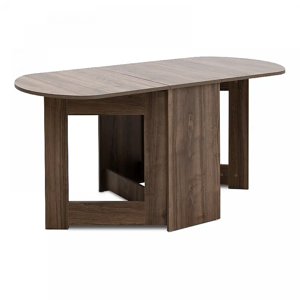 Τραπέζι Winslet Megapap επεκτεινόμενο χρώμα καρυδί 34(63+63)x80x76εκ. | GP028-0071,2