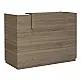 Γραφείο υποδοχής - reception Lemmon Megapap χρώμα καρυδί 160x70x110εκ. - GP028-0078,5