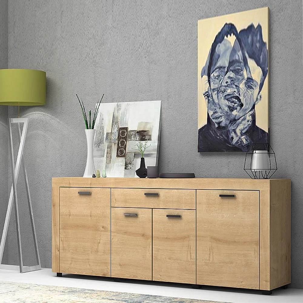 Μπουφές Joseph Megapap χρώμα φυσικό οξιάς 177x40x76εκ. Μπουφές Joseph Megapap χρώμα φυσικό οξιάς 177x40x76εκ.