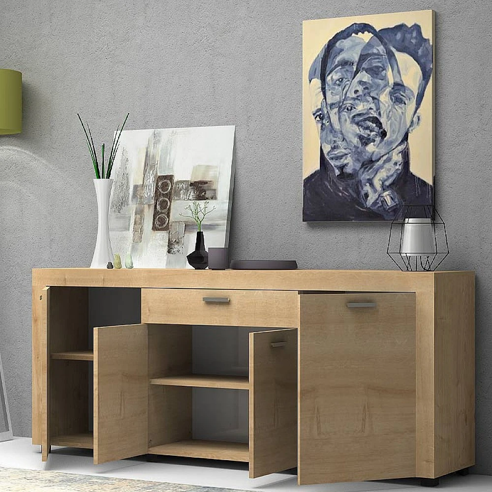 Μπουφές Joseph Megapap χρώμα φυσικό οξιάς 177x40x76εκ. Μπουφές Joseph Megapap χρώμα φυσικό οξιάς 177x40x76εκ.