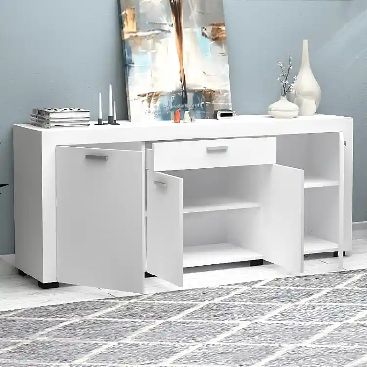 Μπουφές Joseph Megapap χρώμα λευκό 177x40x76εκ. | GP028-0081,4