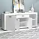 Μπουφές Joseph Megapap χρώμα λευκό 177x40x76εκ. | GP028-0081,4