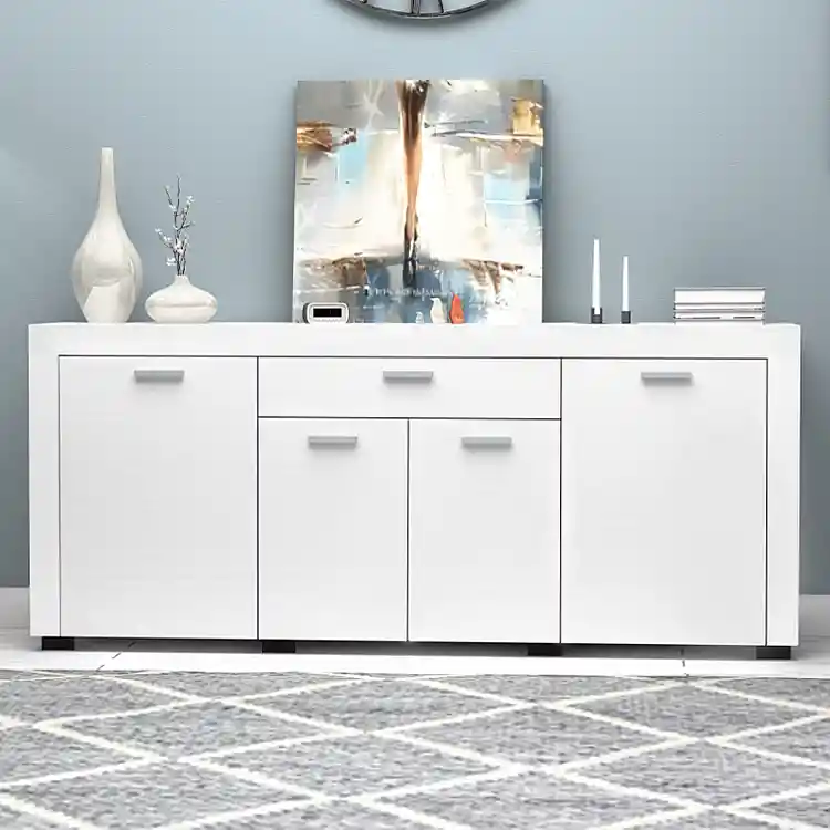 Μπουφές Joseph Megapap χρώμα λευκό 177x40x76εκ. | GP028-0081,4
