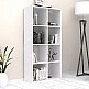 Βιβλιοθήκη Anser Megapap χρώμα λευκό 69,8x29x142εκ. Βιβλιοθήκη Anser Megapap χρώμα λευκό 69,8x29x142εκ.