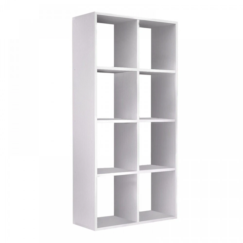 Βιβλιοθήκη Anser Megapap χρώμα λευκό 69,8x29x142εκ. Βιβλιοθήκη Anser Megapap χρώμα λευκό 69,8x29x142εκ.