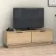 Έπιπλο τηλεόρασης Lisa Megapap χρώμα φυσικό οξιάς 140x35x43cm. Έπιπλο τηλεόρασης Lisa Megapap χρώμα φυσικό οξιάς 140x35x43cm.