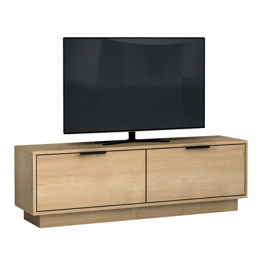 Έπιπλο τηλεόρασης Lisa Megapap χρώμα φυσικό οξιάς 140x35x43cm. Έπιπλο τηλεόρασης Lisa Megapap χρώμα φυσικό οξιάς 140x35x43cm.