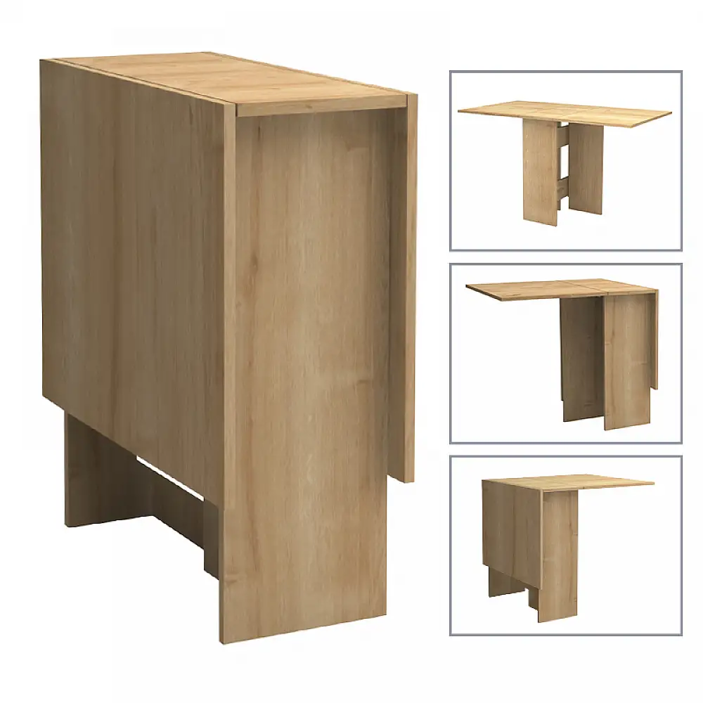 Τραπέζι Pepe Megapap επεκτεινόμενο χρώμα φυσικό οξιάς 28(56+56)x77x75εκ. | GP028-0115,3