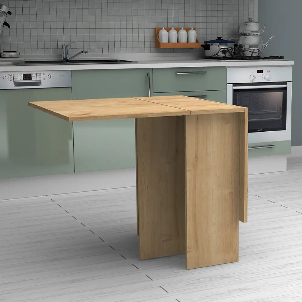 Τραπέζι Pepe Megapap επεκτεινόμενο χρώμα φυσικό οξιάς 28(56+56)x77x75εκ. | GP028-0115,3