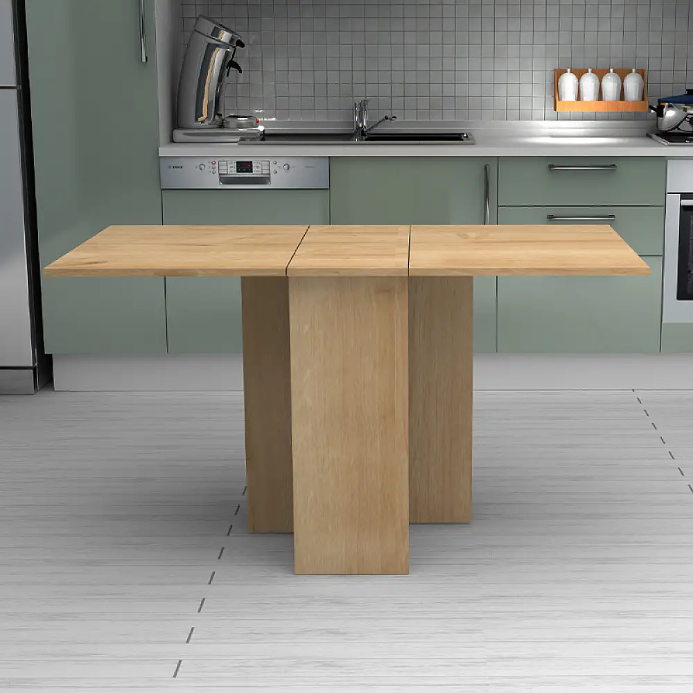 Τραπέζι Pepe Megapap επεκτεινόμενο χρώμα φυσικό οξιάς 28(56+56)x77x75εκ. | GP028-0115,3