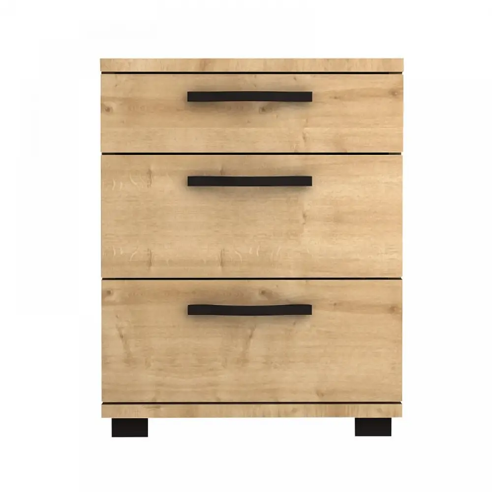 Κομοδίνο - Συρταριέρα γραφείου Roco Megapap χρώμα φυσικό οξιάς 40x39x57εκ. | GP028-0117,1