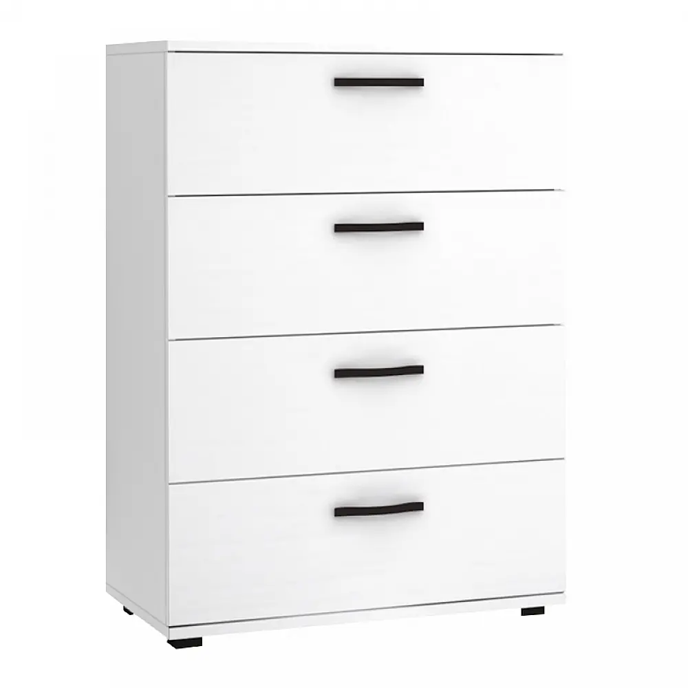 Συρταριέρα Velika Megapap χρώμα λευκό 73x44x96εκ. - GP028-0119,3