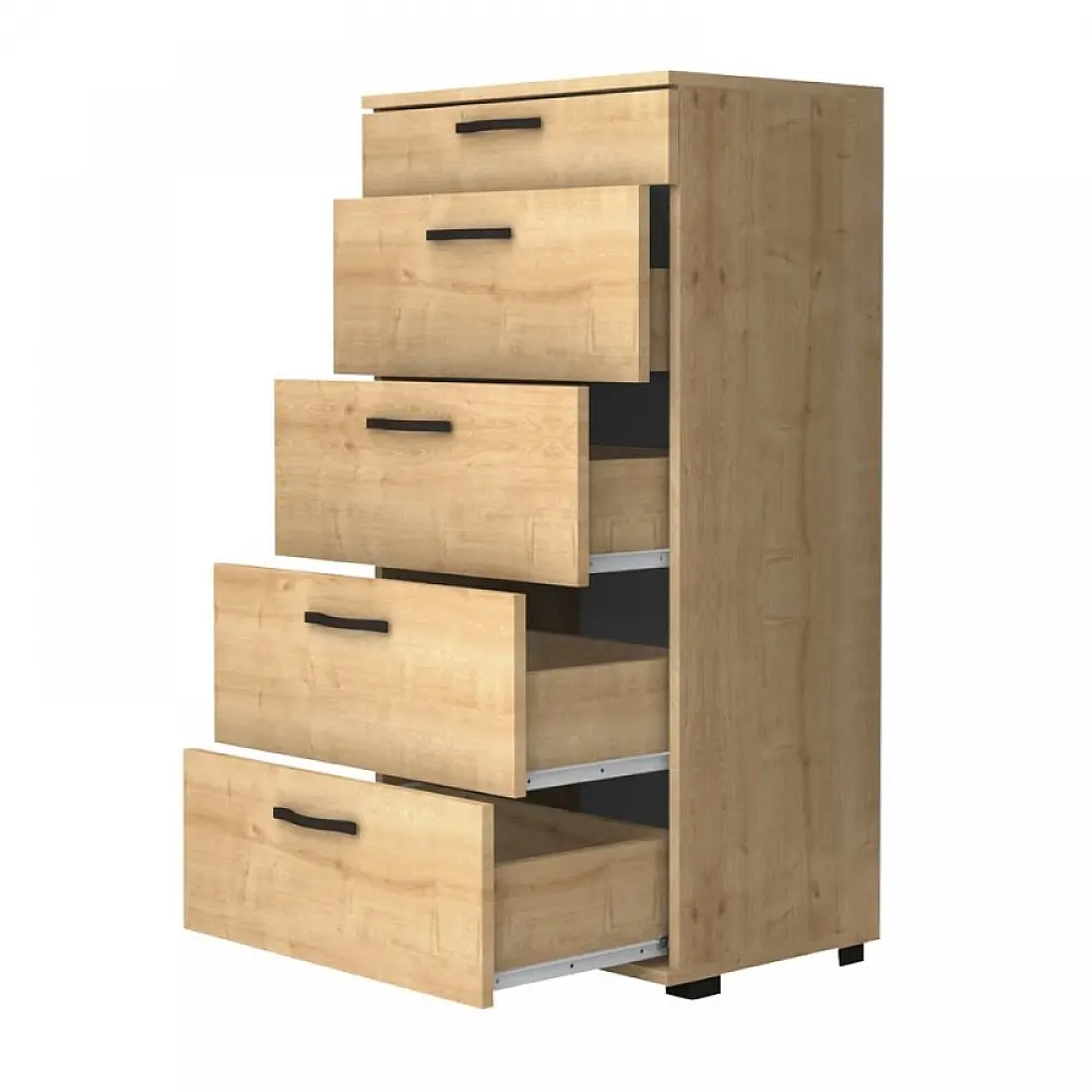 Συρταριέρα Helia Megapap χρώμα φυσικό οξιάς 60x44x108εκ. - GP028-0120,1