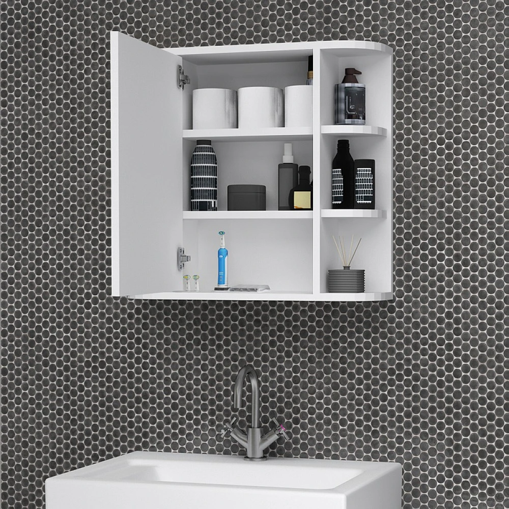 Καθρέπτης μπάνιου Diro Μegapap χρώμα λευκό 65x17,5x60εκ. Καθρέπτης μπάνιου Diro Μegapap χρώμα λευκό 65x17,5x60εκ.