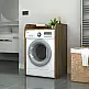 Έπιπλο πλυντηρίου Toren Megapap χρώμα καρυδί 65x60x100εκ. | GP028-0130,2