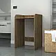 Έπιπλο πλυντηρίου Toren Megapap χρώμα καρυδί 65x60x100εκ. | GP028-0130,2