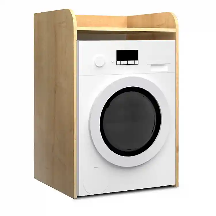 Έπιπλο πλυντηρίου Toren Megapap χρώμα φυσικό οξιάς 65x60x100εκ. | GP028-0130,4