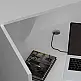 Γραφείο υποδοχής - reception Gemini Megapap χρώμα λευκό 100x70x110εκ. - GP028-0133,2