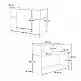 Γραφείο υποδοχής - reception Gemini Megapap χρώμα λευκό 100x70x110εκ. - GP028-0133,2
