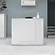 Γραφείο υποδοχής - reception Gemini Megapap χρώμα λευκό 150x70x110εκ. | GP028-0135,2