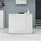 Γραφείο υποδοχής - reception Gemini Megapap χρώμα λευκό 150x70x110εκ. Γραφείο υποδοχής - reception Gemini Megapap χρώμα λευκό 150x70x110εκ.