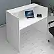 Γραφείο υποδοχής - reception Gemini Megapap χρώμα λευκό 150x70x110εκ. | GP028-0135,2