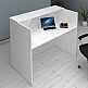 Γραφείο υποδοχής - reception Gemini Megapap χρώμα λευκό 150x70x110εκ. Γραφείο υποδοχής - reception Gemini Megapap χρώμα λευκό 150x70x110εκ.