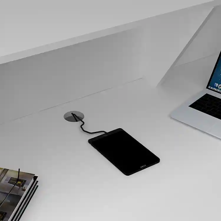 Γραφείο υποδοχής - reception Gemini Megapap χρώμα λευκό 150x70x110εκ. | GP028-0135,2