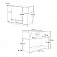 Γραφείο υποδοχής - reception Gemini Megapap χρώμα λευκό 150x70x110εκ. Γραφείο υποδοχής - reception Gemini Megapap χρώμα λευκό 150x70x110εκ.