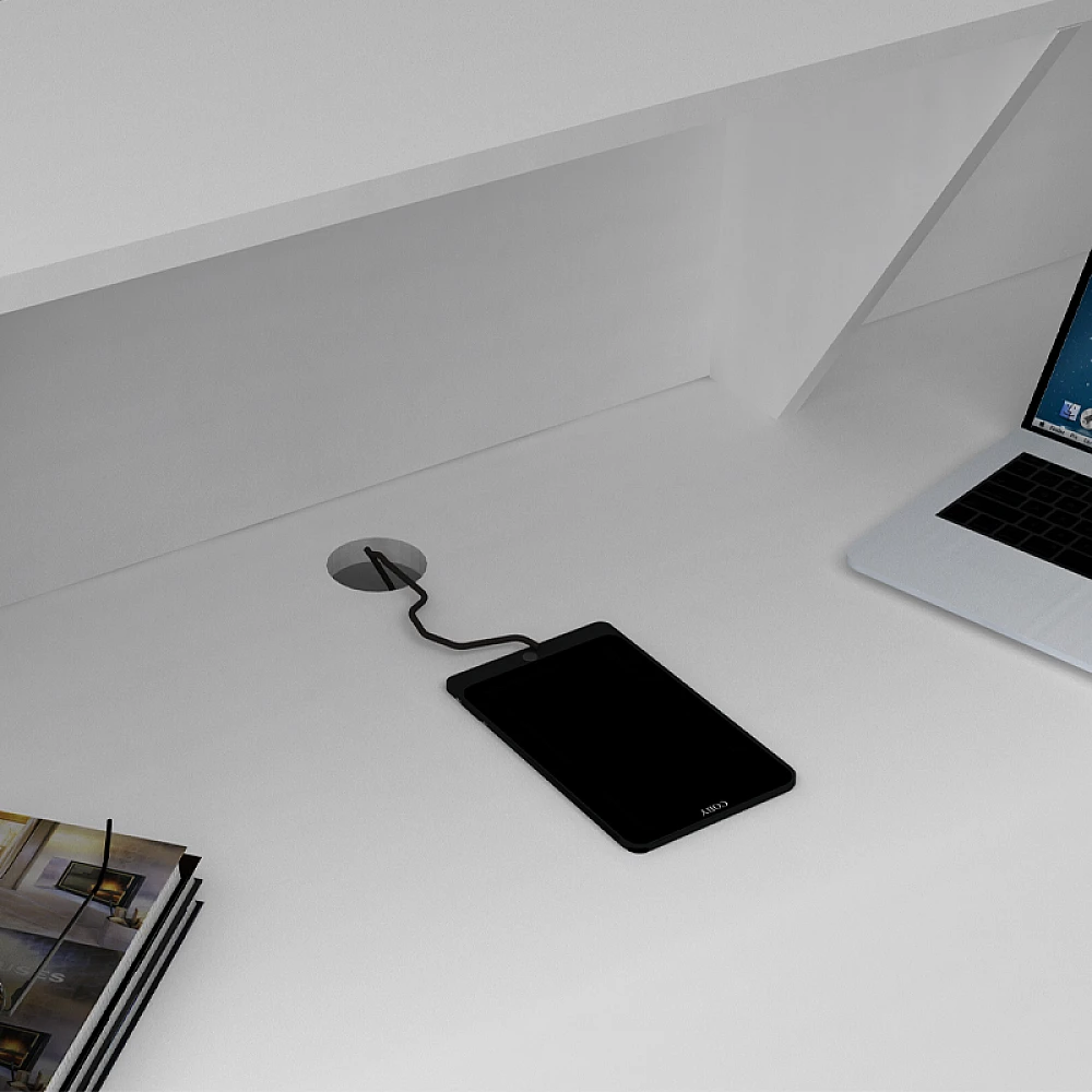 Γραφείο υποδοχής - reception Gemini Megapap χρώμα λευκό 180x70x110εκ. Γραφείο υποδοχής - reception Gemini Megapap χρώμα λευκό 180x70x110εκ.
