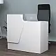 Γραφείο υποδοχής - reception Merlin Megapap χρώμα λευκό 110x50x101,8εκ. | GP028-0140,3