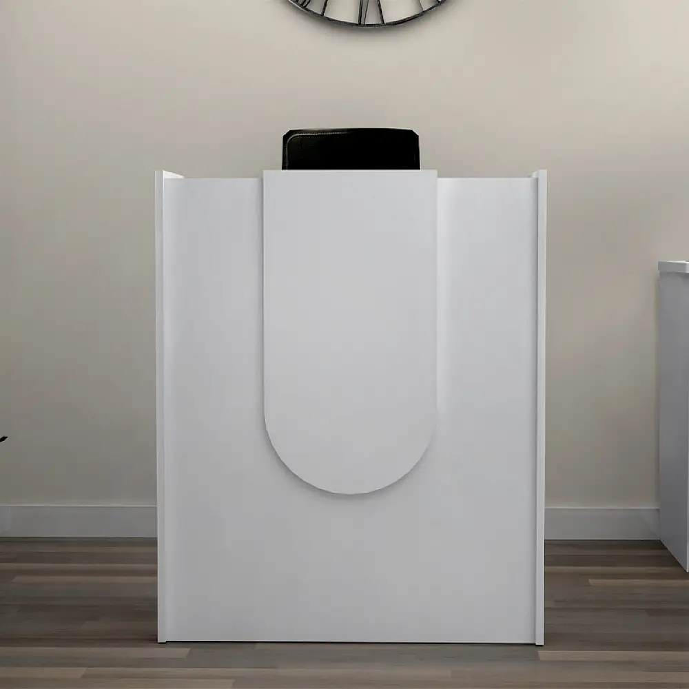 Γραφείο υποδοχής - reception Mezzo Megapap χρώμα λευκό 90x40x110εκ. | GP028-0144,3