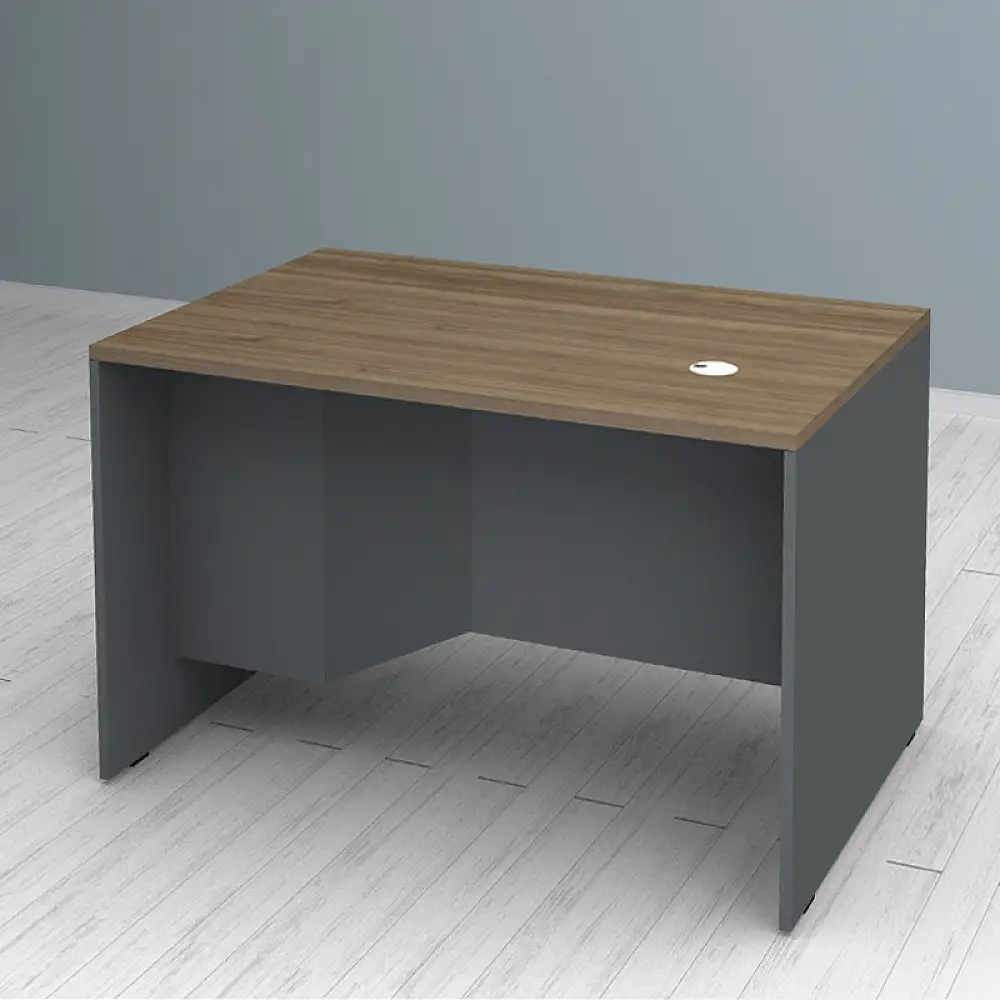 Γραφείο επαγγελματικό Venturo Megapap χρώμα ανθρακί - καρυδί 120x80x75εκ. | GP028-0150,2