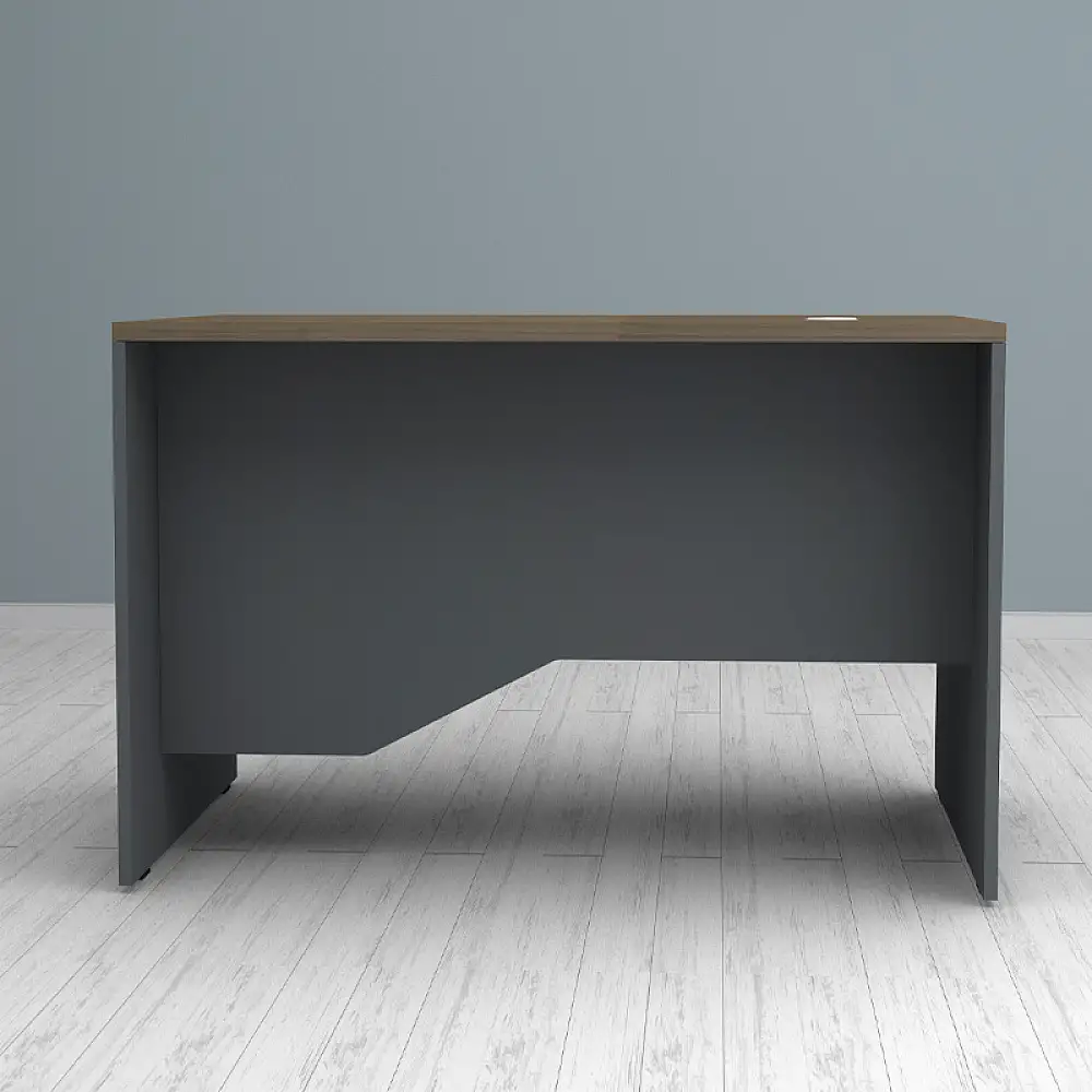 Γραφείο επαγγελματικό Venturo Megapap χρώμα ανθρακί - καρυδί 120x80x75εκ. | GP028-0150,2