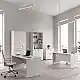 Γραφείο επαγγελματικό Venturo Megapap χρώμα λευκό 120x80x75εκ. | GP028-0150,3