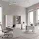 Γραφείο επαγγελματικό Venturo Megapap χρώμα λευκό 150x80x75εκ. | GP028-0151,3
