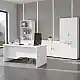 Γραφείο επαγγελματικό Venturo Megapap χρώμα λευκό 150x80x75εκ. | GP028-0151,3