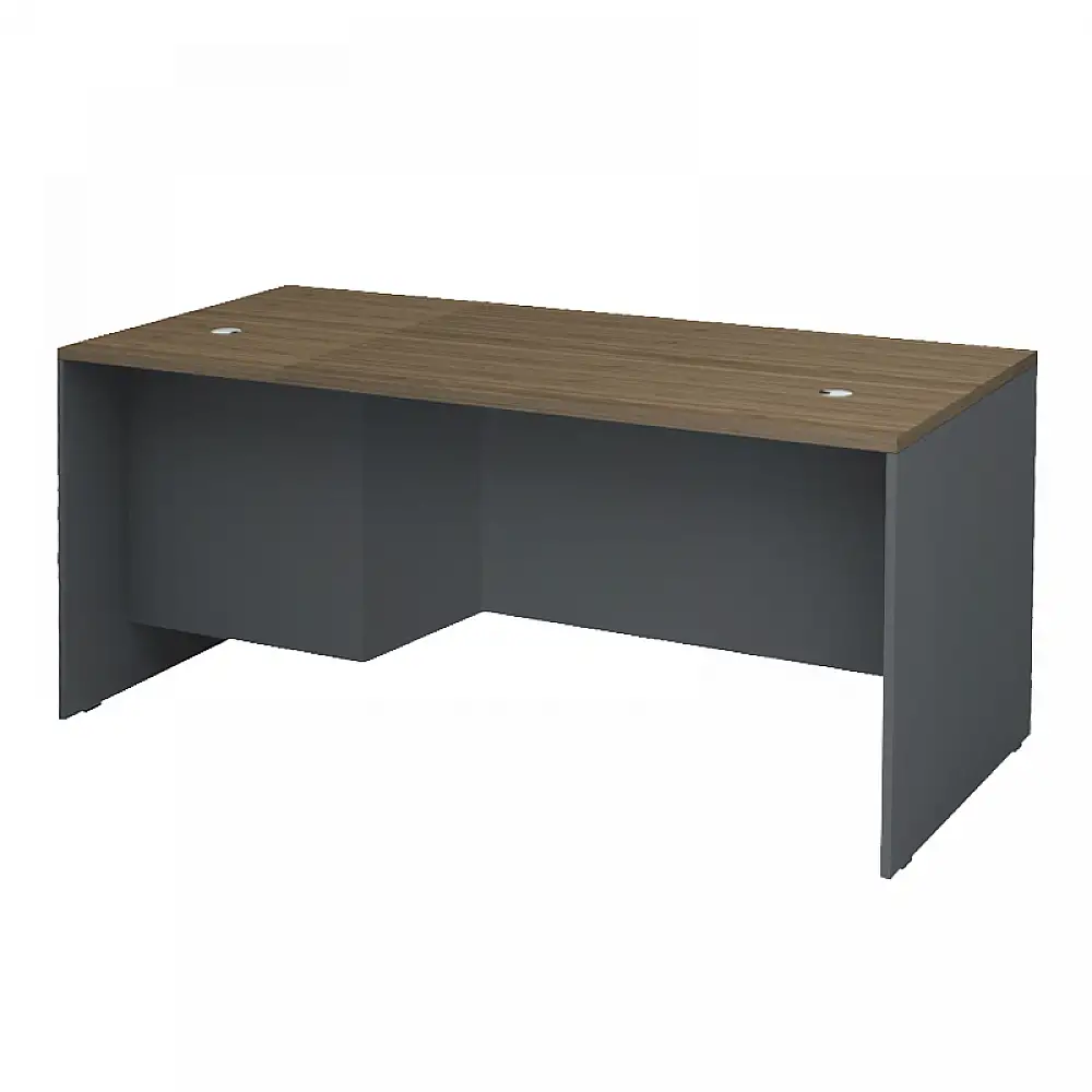 Γραφείο επαγγελματικό Venturo Megapap χρώμα ανθρακί - καρυδί 180x80x75εκ. | GP028-0152,2