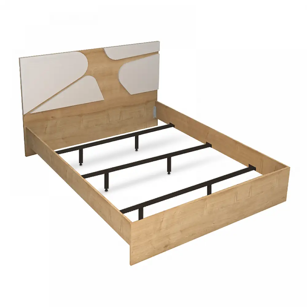 Κρεβάτι Bergamo Megapap χρώμα φυσικό οξιάς 160x200εκ. | GP028-0155,1