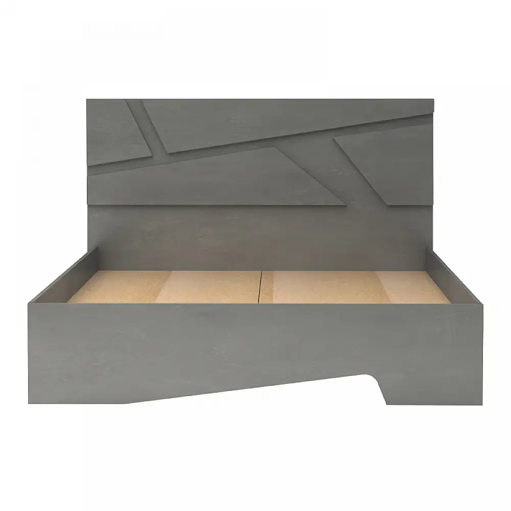 Κρεβάτι Efes Megapap χρώμα γκρι σκυροδέματος 160x200εκ. | GP028-0156,2