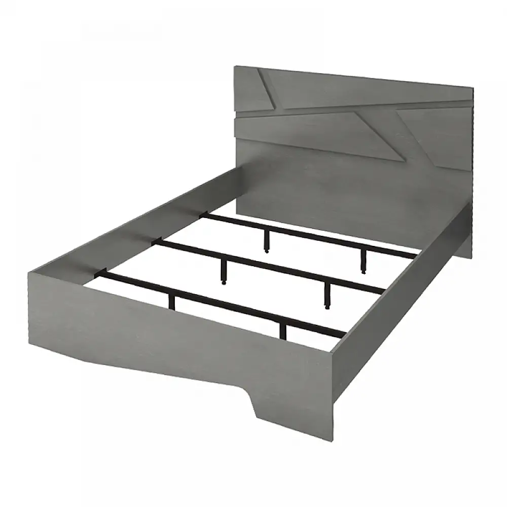 Κρεβάτι Efes Megapap χρώμα γκρι σκυροδέματος 160x200εκ. | GP028-0156,2