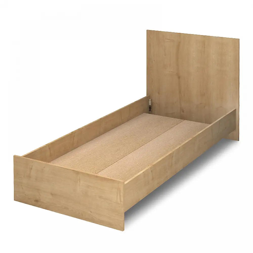 Κρεβάτι Troy Megapap χρώμα φυσικό οξιάς 100x200εκ. | GP028-0157,1