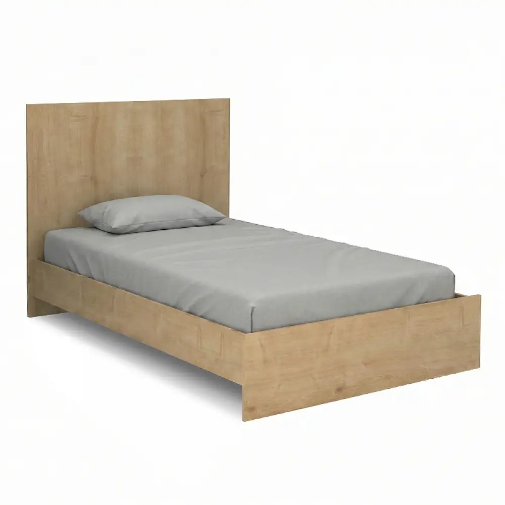 Κρεβάτι Troy Megapap χρώμα φυσικό οξιάς 120x200εκ. | GP028-0158,1