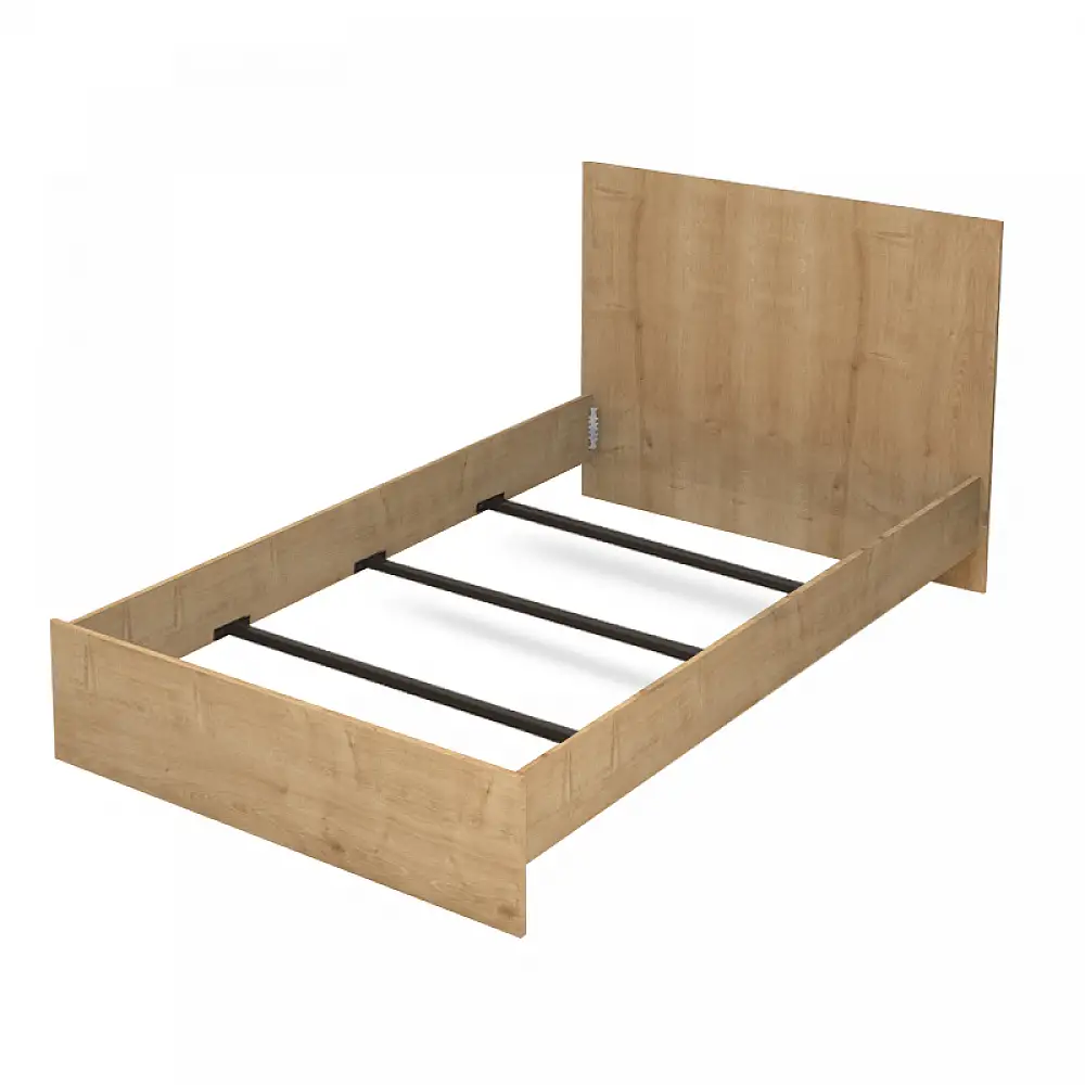 Κρεβάτι Troy Megapap χρώμα φυσικό οξιάς 120x200εκ. | GP028-0158,1