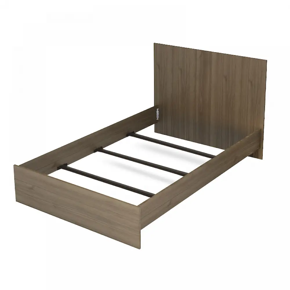 Κρεβάτι Troy Megapap χρώμα καρυδί 120x200εκ. | GP028-0158,2