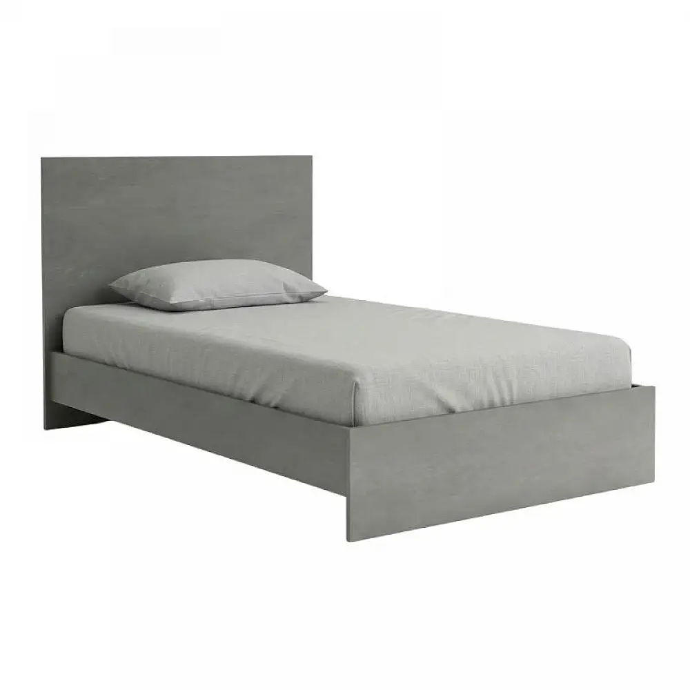 Κρεβάτι Troy Megapap χρώμα γκρι σκυροδέματος 120x200εκ. | GP028-0158,3