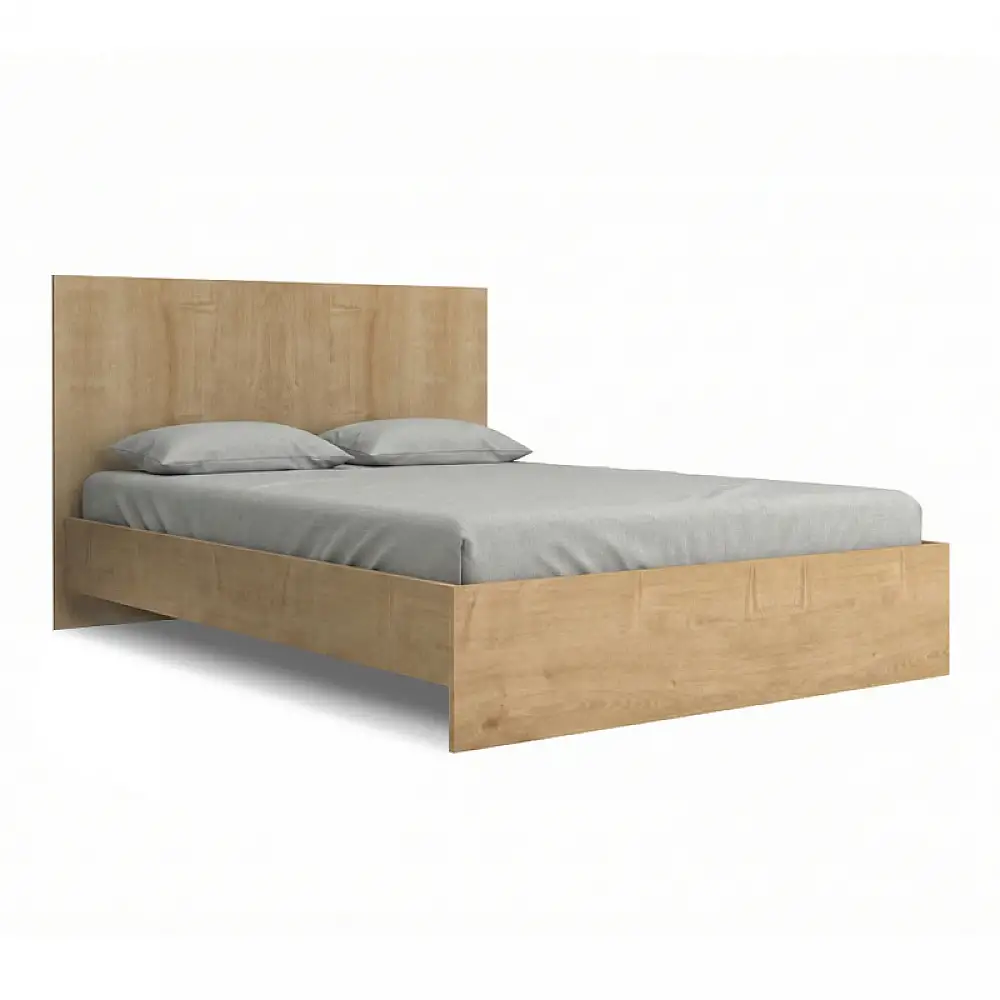 Κρεβάτι Troy Megapap χρώμα φυσικό οξιάς 140x190εκ. | GP028-0159,1