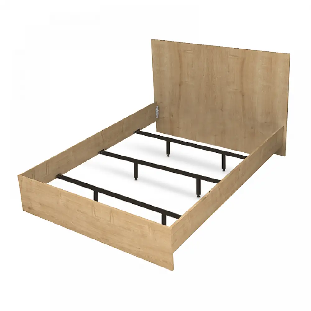 Κρεβάτι Troy Megapap χρώμα φυσικό οξιάς 140x190εκ. | GP028-0159,1